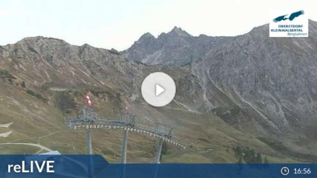 WebCam showing current Snow conditions in Kleinwalsertal