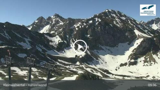 WebCam showing current Snow conditions in Kleinwalsertal