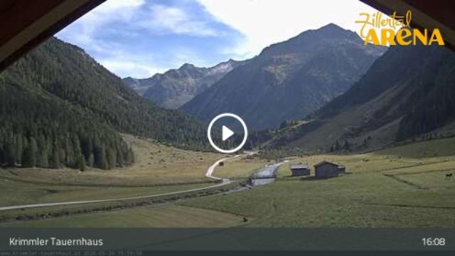 WebCam showing current Snow conditions in Krimml