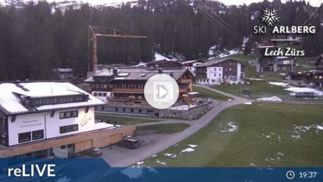 WebCam showing current Snow conditions in Lech