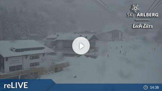 WebCam showing current Snow conditions in Lech