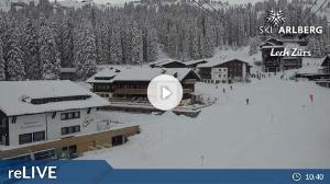 WebCam showing current Snow conditions in Lech, ©wtvthmb.feratel.com