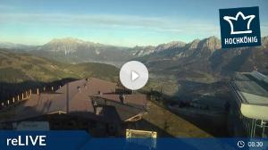 WebCam showing current Snow conditions in Maria Alm, ©wtvthmb.feratel.com