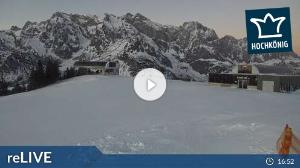 WebCam showing current Snow conditions in Mühlbach am Hochkönig, ©wtvthmb.feratel.com