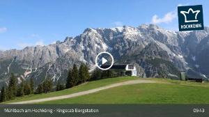 WebCam showing current Snow conditions in Mühlbach am Hochkönig, &copy;wtvthmb.feratel.com
