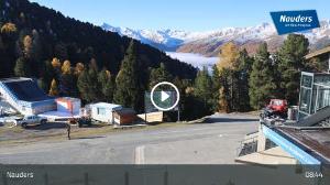 WebCam showing current Snow conditions in Nauders, &copy;wtvthmb.feratel.com