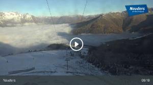 WebCam showing current Snow conditions in Nauders, &copy;wtvthmb.feratel.com