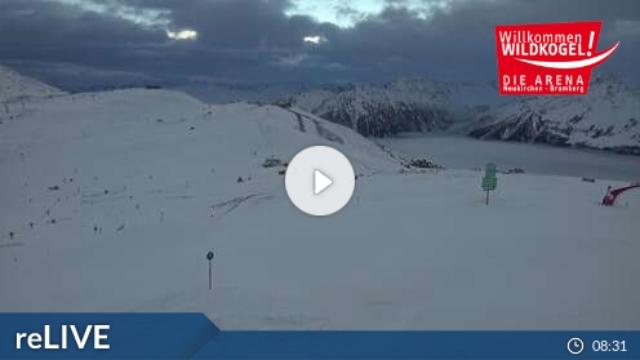 WebCam showing current Snow conditions in Neukirchen / Wildkogel