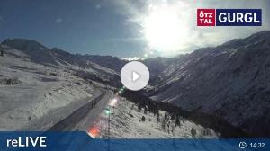 WebCam showing current Snow conditions in Obergurgl-Hochgurgl, ©wtvthmb.feratel.com