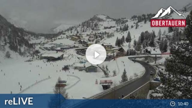 WebCam showing current Snow conditions in Obertauern