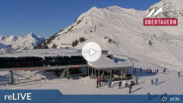 WebCam showing current Snow conditions in Obertauern