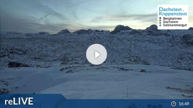 WebCam showing current Snow conditions in Obertraun/Dachstein