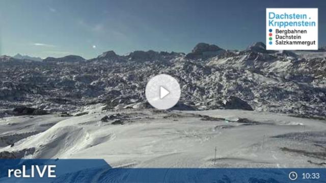 WebCam showing current Snow conditions in Obertraun/Dachstein