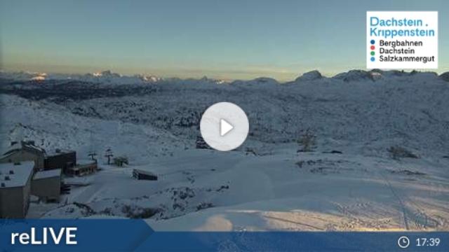 WebCam showing current Snow conditions in Obertraun/Dachstein