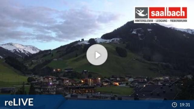 WebCam showing current Snow conditions in Saalbach Hinterglemm