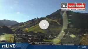 WebCam showing current Snow conditions in Saalbach Hinterglemm, ©wtvthmb.feratel.com