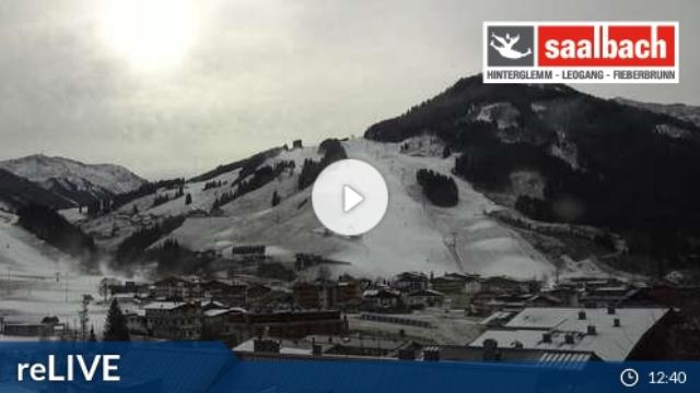 WebCam showing current Snow conditions in Saalbach Hinterglemm