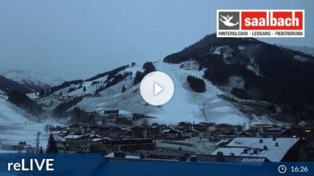 WebCam showing current Snow conditions in Saalbach Hinterglemm