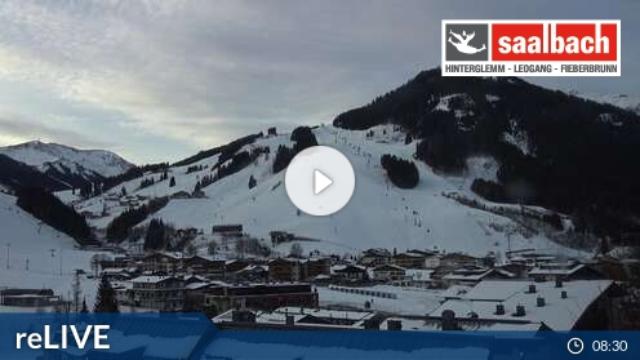 WebCam showing current Snow conditions in Saalbach Hinterglemm