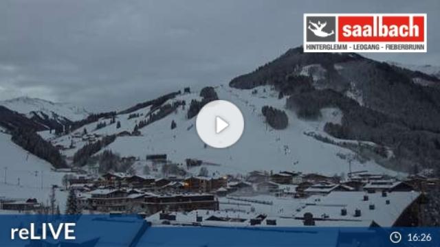 WebCam showing current Snow conditions in Saalbach Hinterglemm