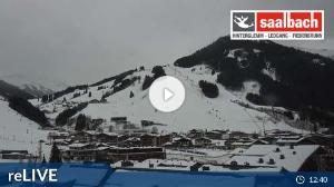 WebCam showing current Snow conditions in Saalbach Hinterglemm, ©wtvthmb.feratel.com