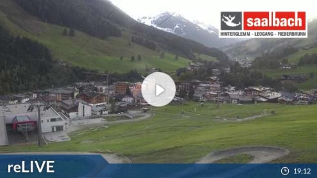 WebCam showing current Snow conditions in Saalbach Hinterglemm