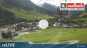 WebCam showing current Snow conditions in Saalbach Hinterglemm, ©wtvthmb.feratel.com