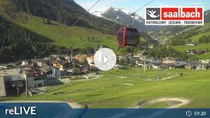 WebCam showing current Snow conditions in Saalbach Hinterglemm, ©wtvthmb.feratel.com