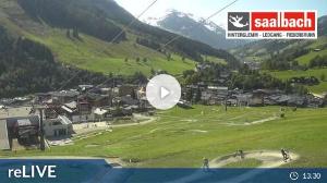 WebCam showing current Snow conditions in Saalbach Hinterglemm, ©wtvthmb.feratel.com