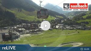 WebCam showing current Snow conditions in Saalbach Hinterglemm, ©wtvthmb.feratel.com