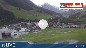 WebCam showing current Snow conditions in Saalbach Hinterglemm, ©wtvthmb.feratel.com