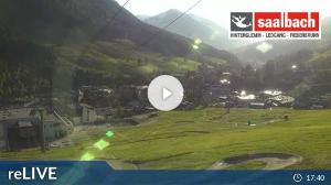 WebCam showing current Snow conditions in Saalbach Hinterglemm, ©wtvthmb.feratel.com