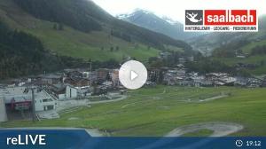 WebCam showing current Snow conditions in Saalbach Hinterglemm, ©wtvthmb.feratel.com