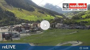 WebCam showing current Snow conditions in Saalbach Hinterglemm, ©wtvthmb.feratel.com