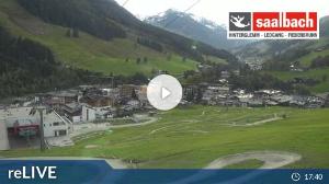 WebCam showing current Snow conditions in Saalbach Hinterglemm, ©wtvthmb.feratel.com