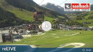 WebCam showing current Snow conditions in Saalbach Hinterglemm, ©wtvthmb.feratel.com