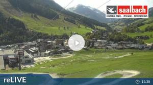 WebCam showing current Snow conditions in Saalbach Hinterglemm, ©wtvthmb.feratel.com