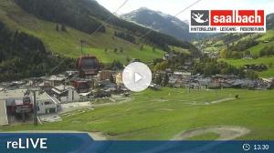 WebCam showing current Snow conditions in Saalbach Hinterglemm, ©wtvthmb.feratel.com