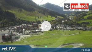 WebCam showing current Snow conditions in Saalbach Hinterglemm, ©wtvthmb.feratel.com