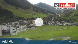 WebCam showing current Snow conditions in Saalbach Hinterglemm, ©wtvthmb.feratel.com