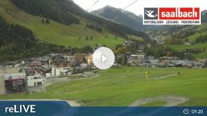 WebCam showing current Snow conditions in Saalbach Hinterglemm, ©wtvthmb.feratel.com