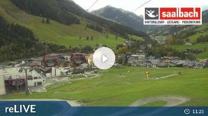 WebCam showing current Snow conditions in Saalbach Hinterglemm, ©wtvthmb.feratel.com