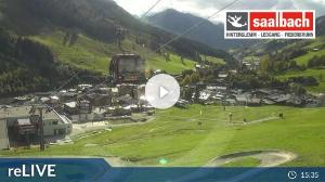 WebCam showing current Snow conditions in Saalbach Hinterglemm, ©wtvthmb.feratel.com