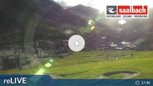 WebCam showing current Snow conditions in Saalbach Hinterglemm, ©wtvthmb.feratel.com