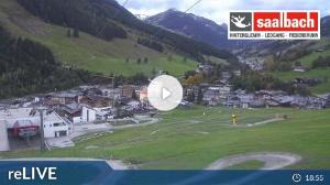 WebCam showing current Snow conditions in Saalbach Hinterglemm, ©wtvthmb.feratel.com