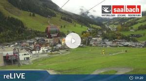 WebCam showing current Snow conditions in Saalbach Hinterglemm, ©wtvthmb.feratel.com