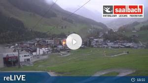 WebCam showing current Snow conditions in Saalbach Hinterglemm, ©wtvthmb.feratel.com