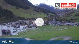 WebCam showing current Snow conditions in Saalbach Hinterglemm, ©wtvthmb.feratel.com