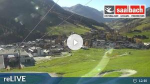 WebCam showing current Snow conditions in Saalbach Hinterglemm, ©wtvthmb.feratel.com