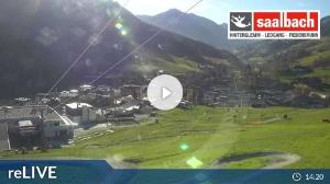 WebCam showing current Snow conditions in Saalbach Hinterglemm, ©wtvthmb.feratel.com